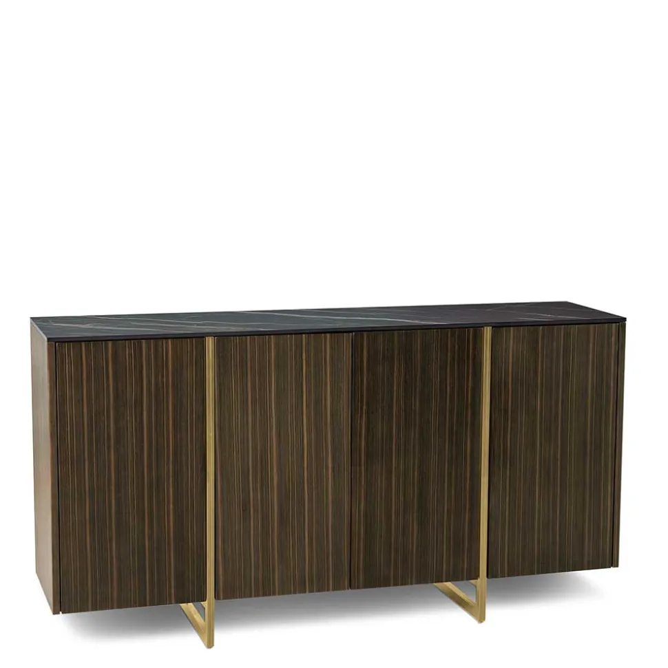 Design Sideboard mit Ebenholz Furnier - Estaguma