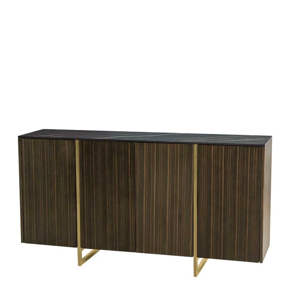 Design Sideboard mit Ebenholz Furnier - Estaguma