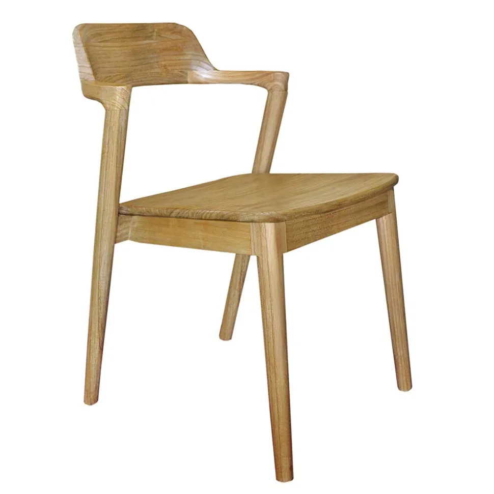 Design Stuhl aus Sungkai Holz - Bottaro