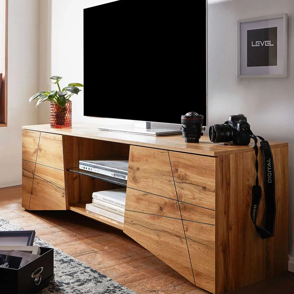 Design TV Board in Eiche Optik - Senba