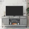 Design TV Kommode in Eiche Grau - Midland