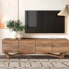 Design TV Lowboard aus Akazie Massivholz - Endra