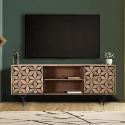 Design TV Lowboard mit toller Frontgestaltung - Omany