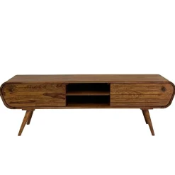 Design TV-Board aus Sheesham Massivholz - Polariso