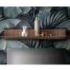 Design Wandboard in Braun geölt - Malawi