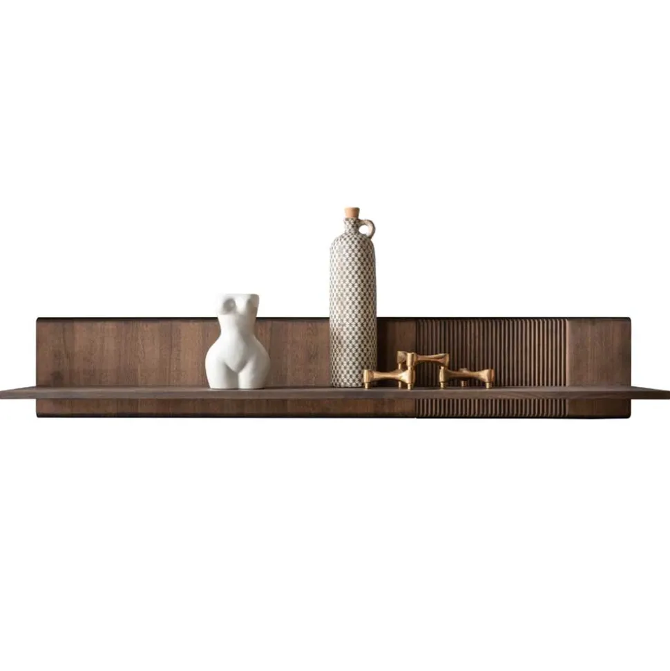 Design Wandboard in Braun geölt - Malawi