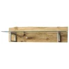 Design Wandgarderobe mit Glas-Hutablage - Avidora