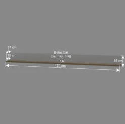 Design Wohnwand 270 cm breit - Nonessia (vierteilig)