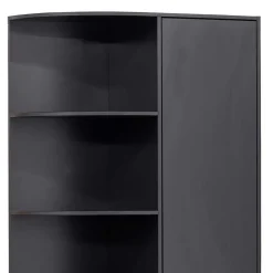 Design Wohnzimmerschrank links abgerundet - Niwidus