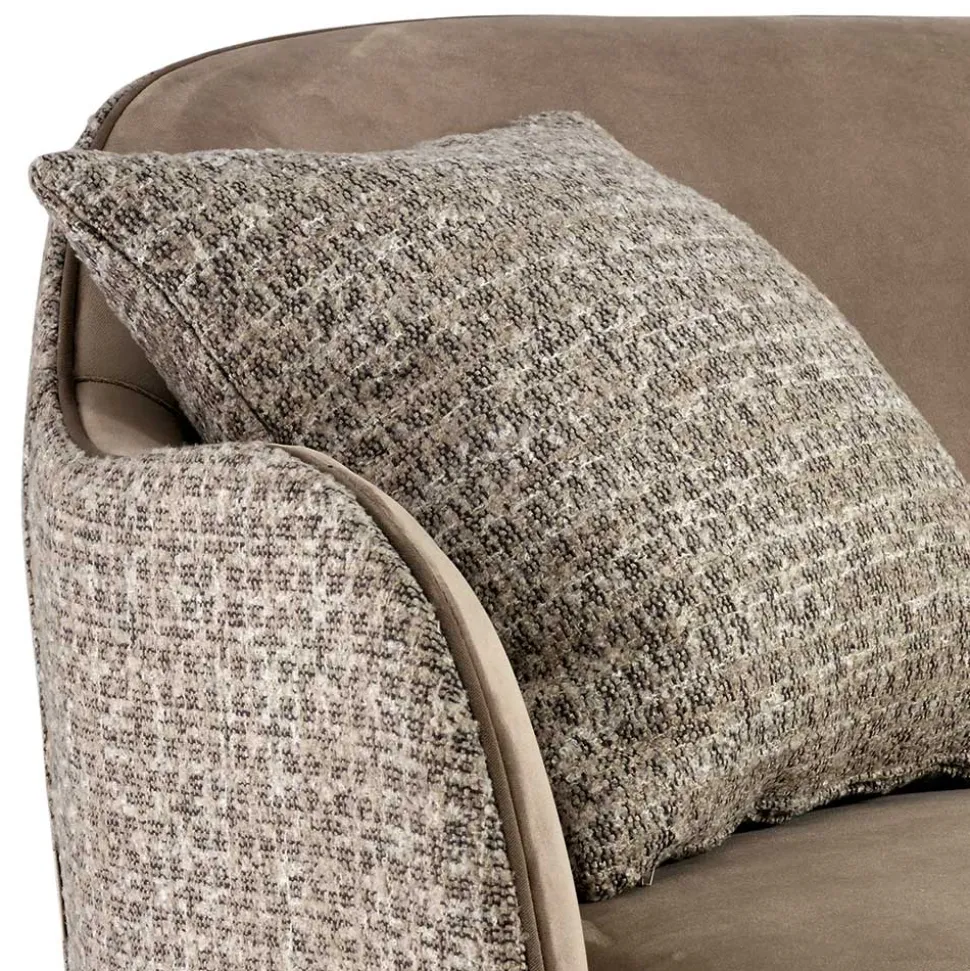 Design Zweisitzer in Beige und Hellbraun - Maria