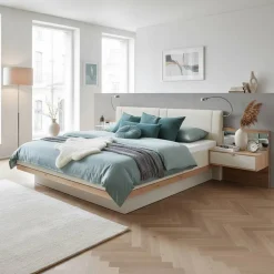 Designer Doppelbett & Nachttische - Crascanu (dreiteilig)