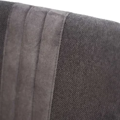 Designer Polsterstuhl in Dunkelgrau Stoff Mix - Enderbury (2er Set)