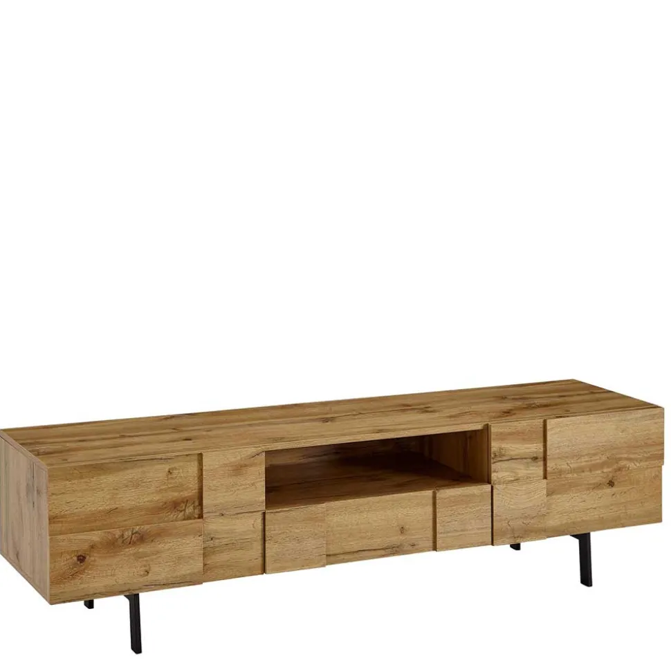 Designer TV Unterschrank in Eiche Optik - Tiorondo