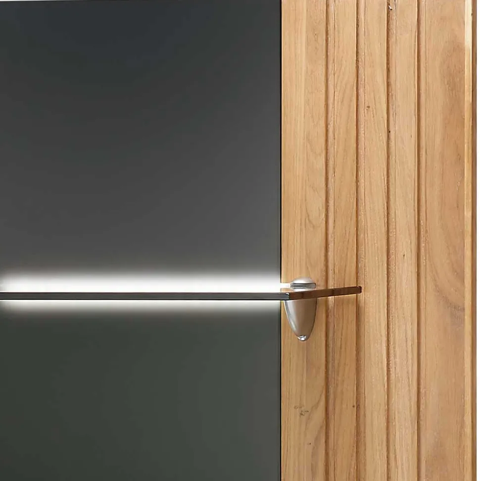 Designer TV Wohnwand Set in Anthrazit - Cruzca (dreiteilig)
