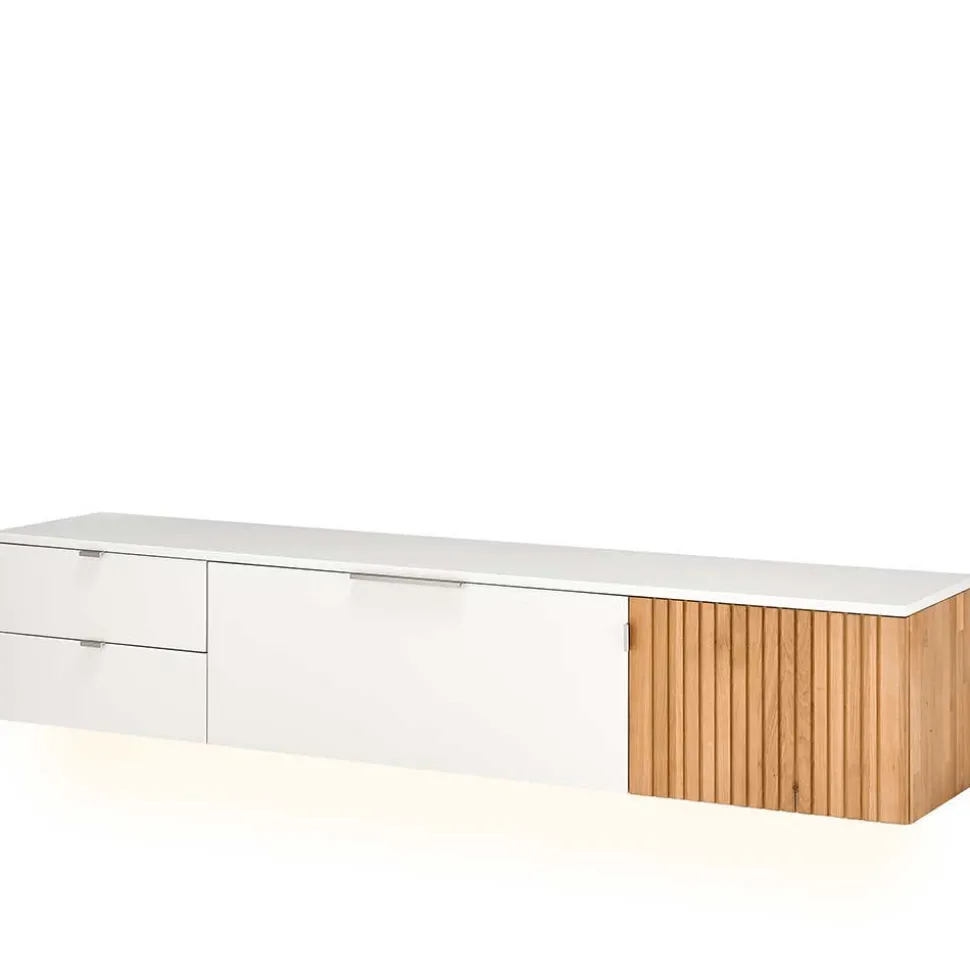 Designer Wohnwand Möbel 290 cm breit - Miloris (dreiteilig)