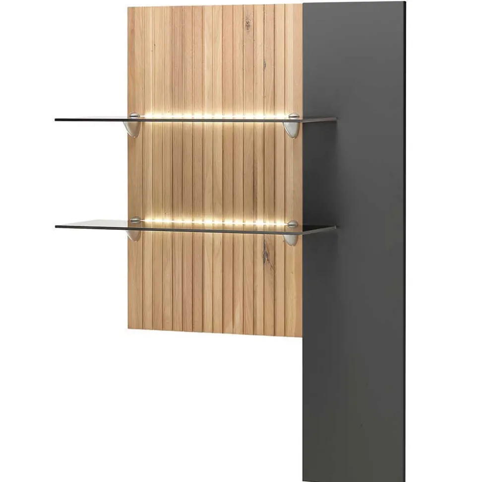 Designer Wohnwand Möbel mit LED - Cruzca (dreiteilig)