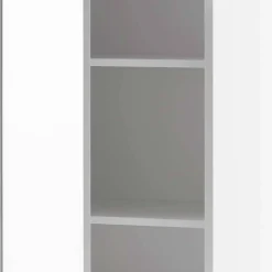 Designer Wohnzimmer Schrank in Weiß & Schwarz - Enkraja