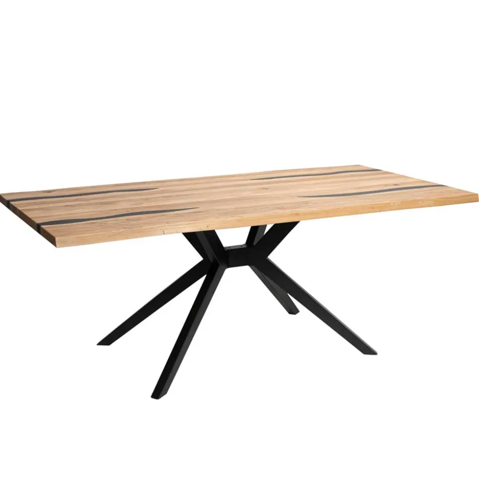 Design-Esstisch mit Baumkanten - Slavidra