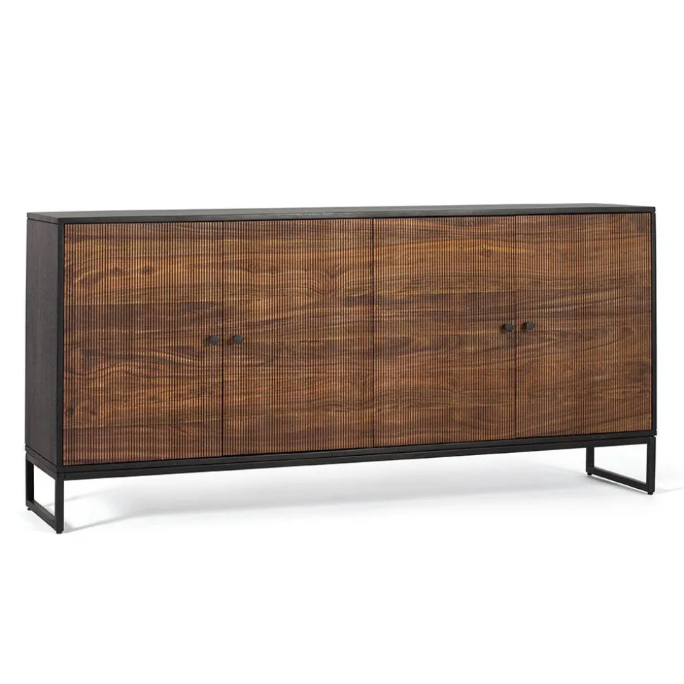 Design-Sideboard aus Mangoholz und Palisander - Ondarroa