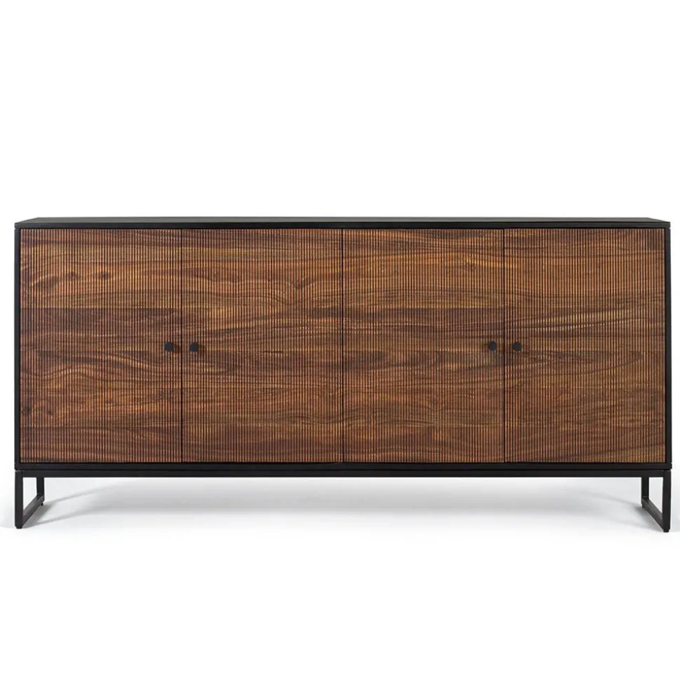 Design-Sideboard aus Mangoholz und Palisander - Ondarroa