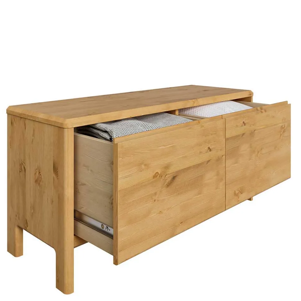 Dielenschrank & Spiegel & Lowboard - Etvina (dreiteilig)