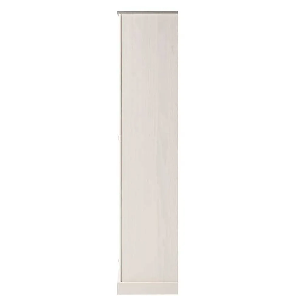 Dielenschrank in Weiß mit Grau - Lucasario