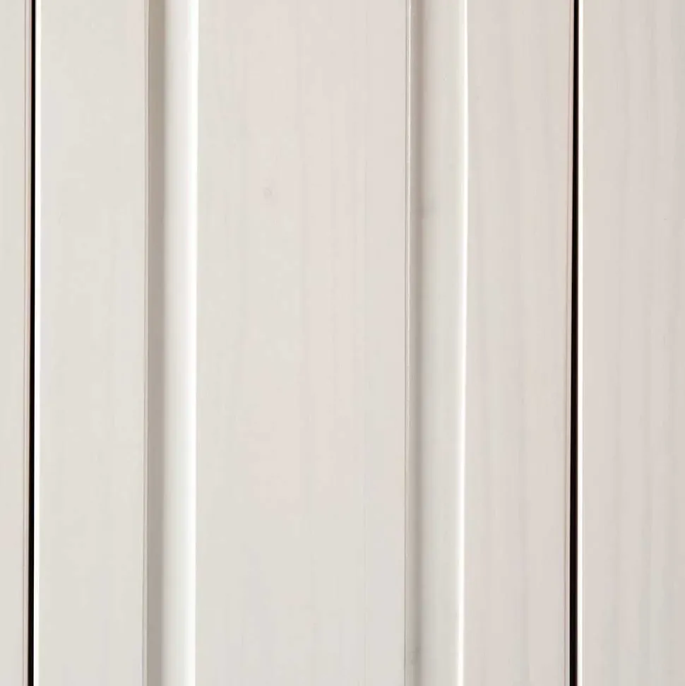 Dielenschrank in Weiß mit Grau - Lucasario