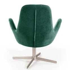 Drehbarer Retro Loungesessel in Türkis - Vitablo