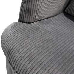 Drehbarer Sessel mit Breitcord Bezug - Actino