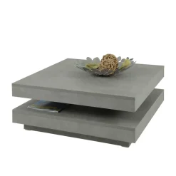 Drehbarer Sofatisch in Beton Optik - California