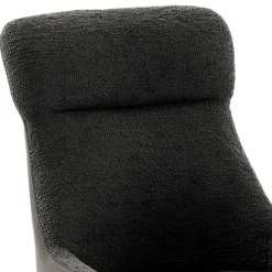 Drehstühle in Anthrazit mit Edelstahl - Danah (2er Set)