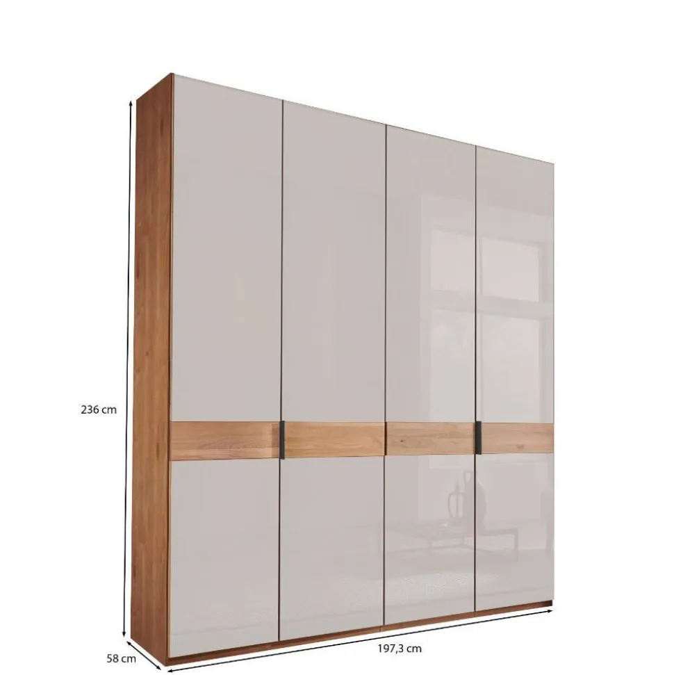 Drehtüren-Schlafzimmerschrank 4-türig - Dilacco