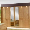 Drehtürenschrank Bordeaux aus Erle