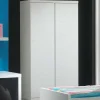 Drehtürenschrank Raven in Weiß