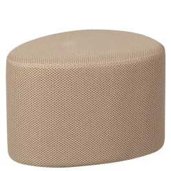 Dreieck Design Hocker in Beigegrau - Zegrada (2er Set)