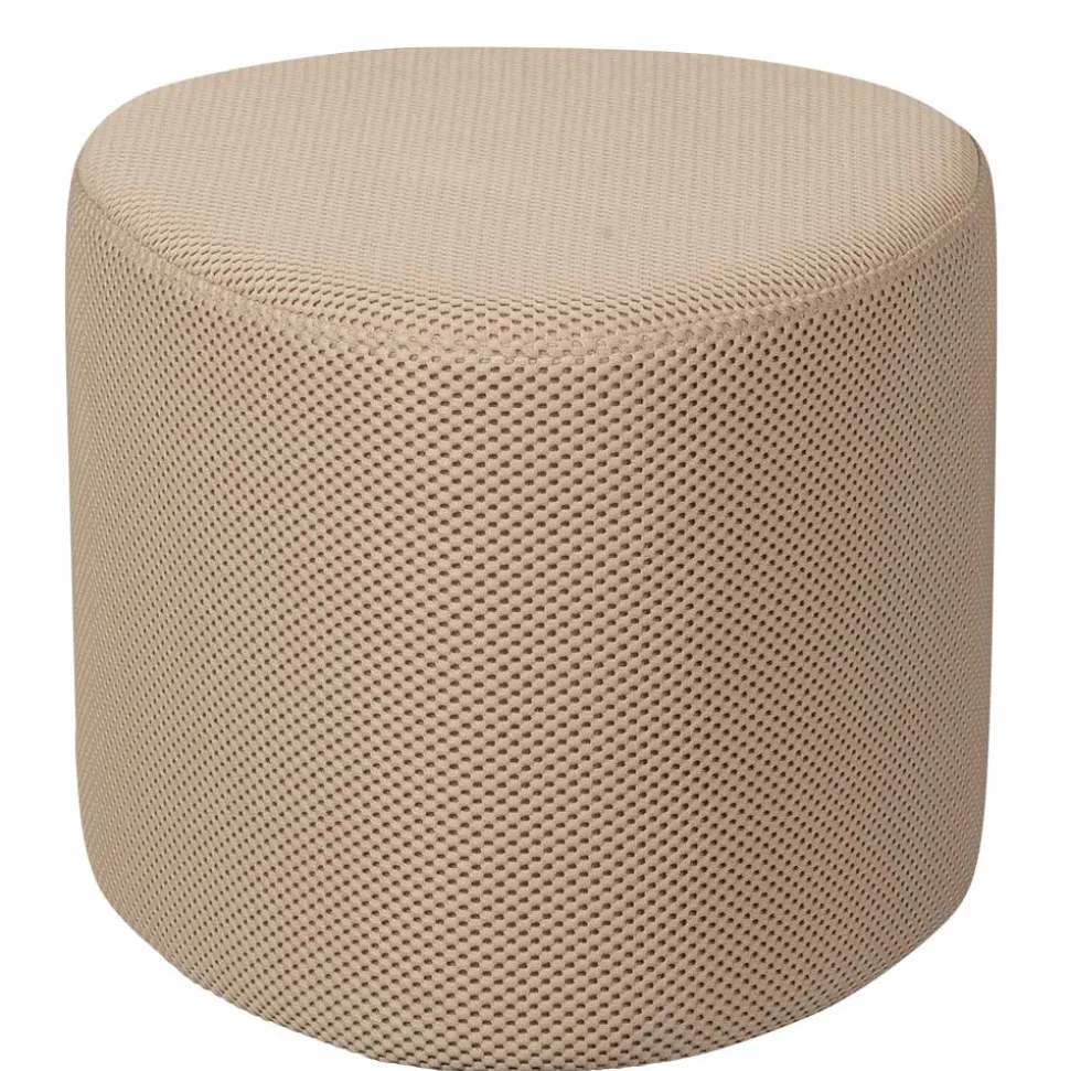 Dreieck Design Hocker in Beigegrau - Zegrada (2er Set)
