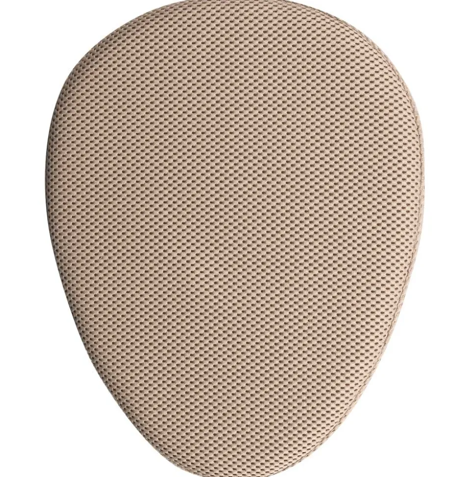 Dreieck Design Hocker in Beigegrau - Zegrada (2er Set)
