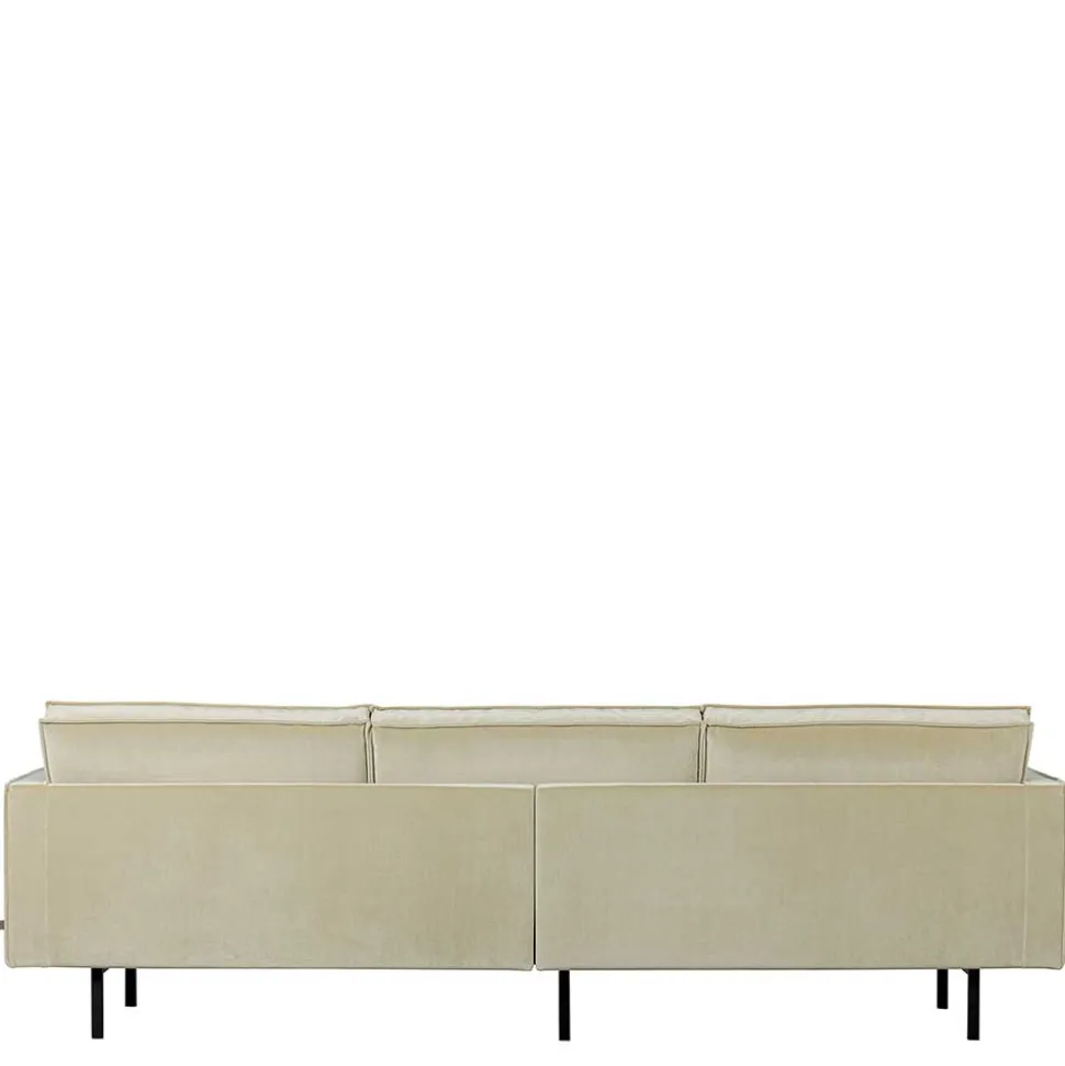 Dreisitzer Couch in Graugrün Samtbezug - Vontada
