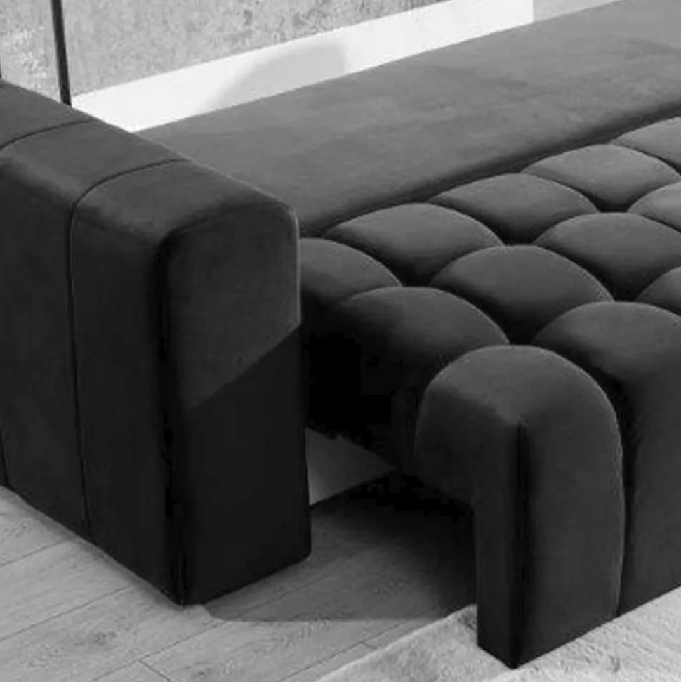 Dreisitzer Couch mit Bettfunktion und Stauraum - Snella