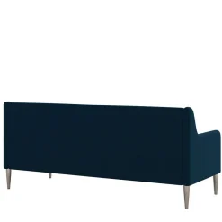 Dunkelblaues Sofa mit drei Sitzplätzen - Agadi
