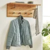 Eiche Hängegarderobe mit Hutboden - Cadama
