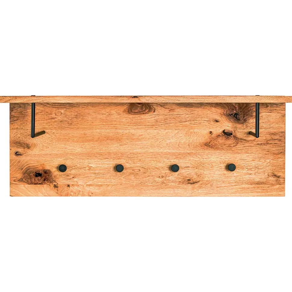 Eiche Hängegarderobe mit Hutboden - Cadama