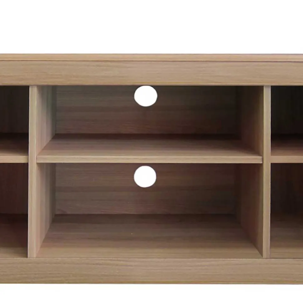 Eichefarbenes Landhaus TV Board 120x58x39 cm - Eliandas