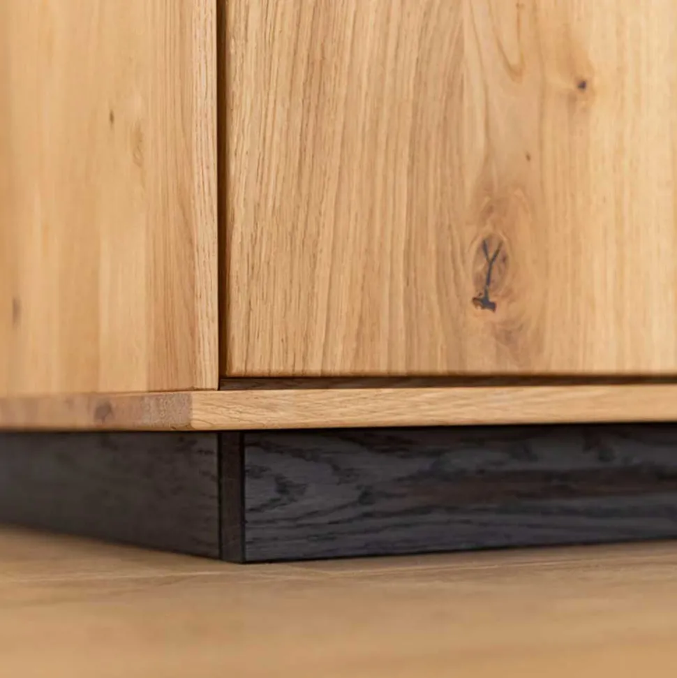 Eichenholz Highboard Vitrine modern - Judita