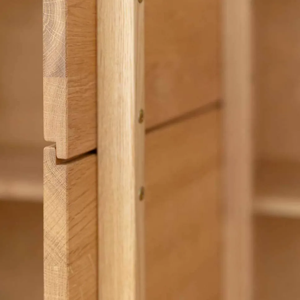 Eichenholz Sideboard mit Sockelgestell - Judita