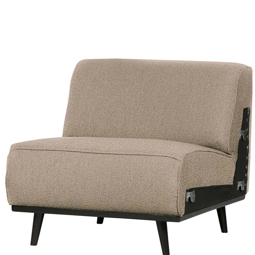 Einsitzer Sofa-Modul in Beige Boucle - Arnia