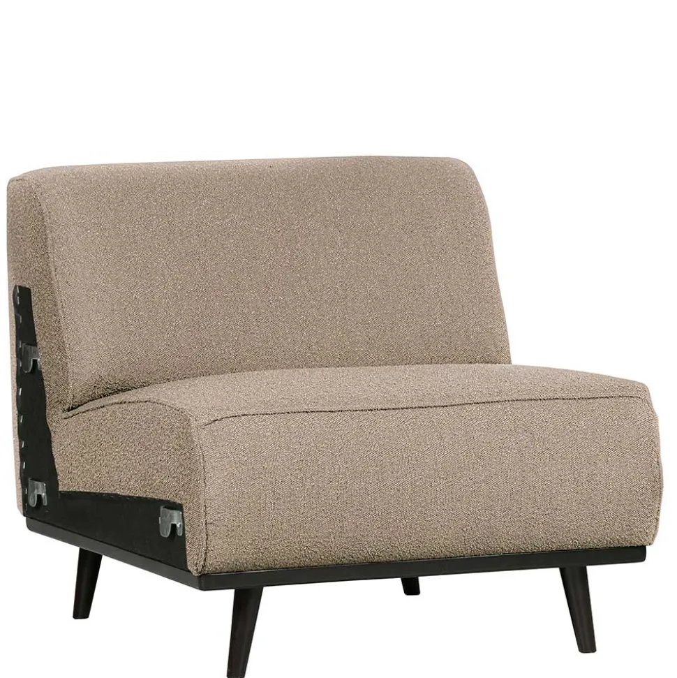 Einsitzer Sofa-Modul in Beige Boucle - Arnia