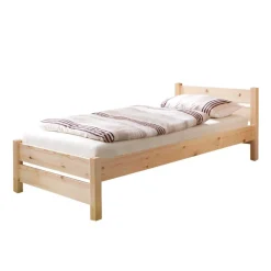 Einzelbett Jeff aus Kiefer Massivholz