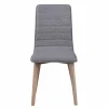 Eleganter Polsterstuhl in Grau - Mali (2er Set)