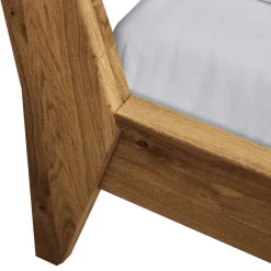 220er Designbett aus Wildeiche & Nachtkommoden - Hardus
